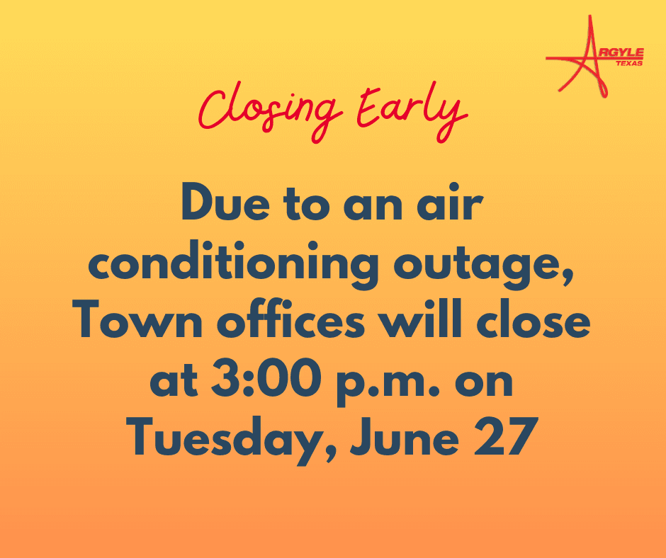 Closed due to air conditioning outage